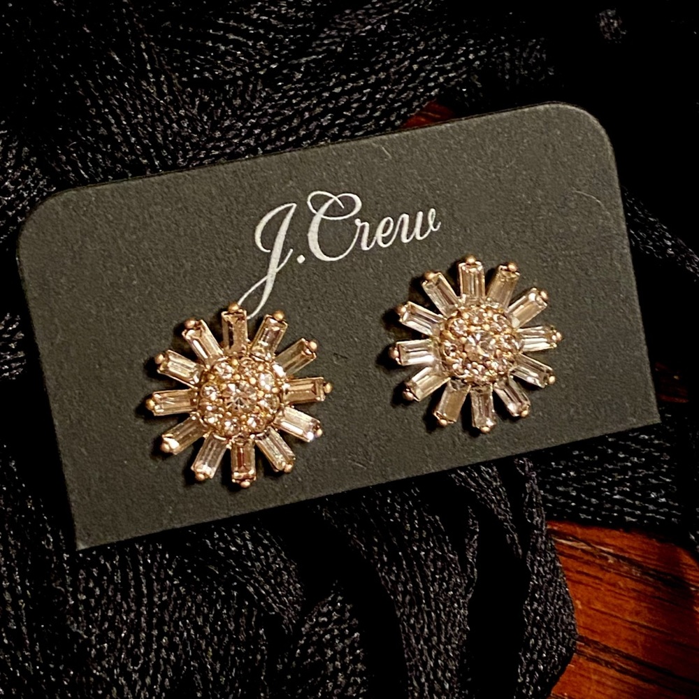 J.Crew post CZ earrings